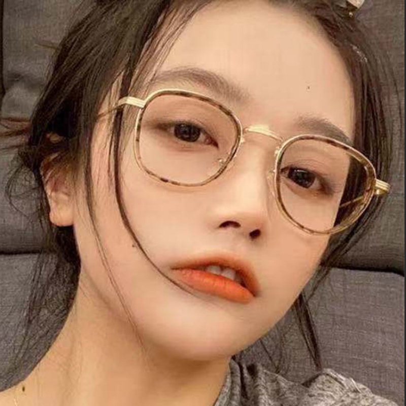 Kính Mát Gọng Vuông Kim Loại TR90 Thời Trang Hàn Quốc Cho Nam Nữ