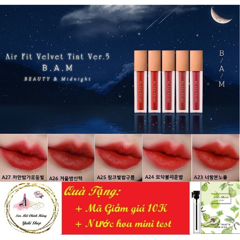 Son Black Rouge Ver 5🌺 Freeship 🌺 Giảm 10K Khi Nhập [SONBR10KA] son black rouge hàn quốc #A18, #A19, #A20, #A21, #A22 | BigBuy360 - bigbuy360.vn