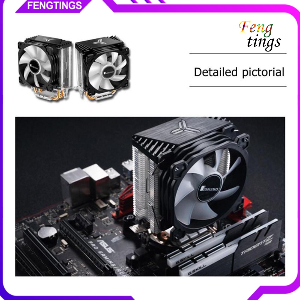 Quạt tản nhiệt CR1200 3Pin RGB nhiều màu sắc cho CPU máy tính