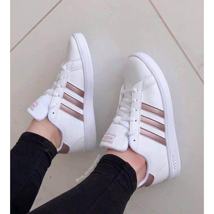 adidas grand court gold