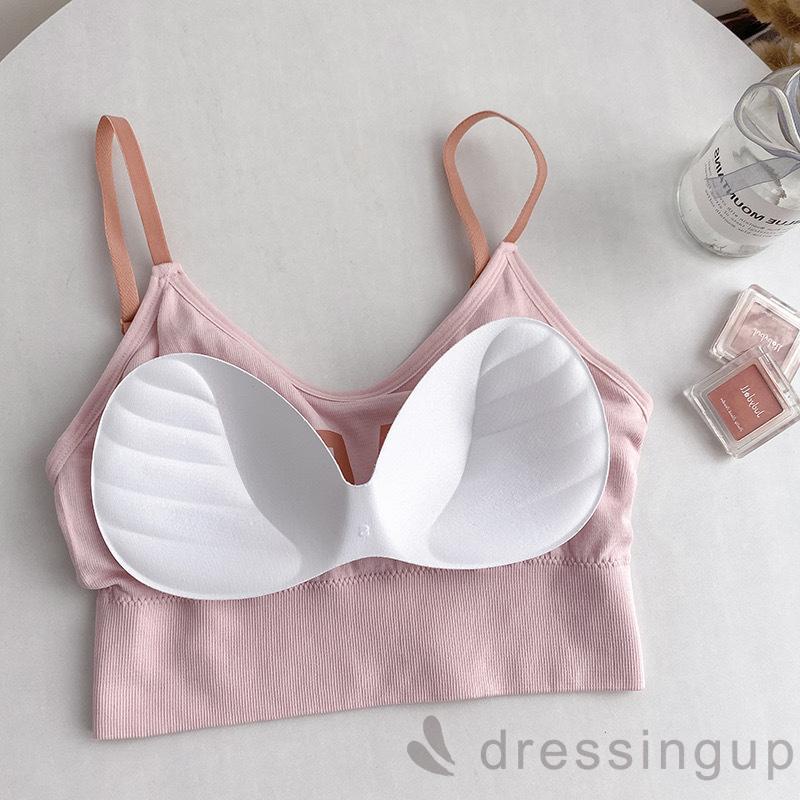 Áo Croptop Hai Dây In Chữ Cho Nữ