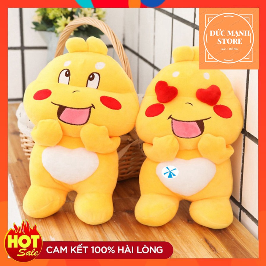 Gối Ôm Tạo Hình Khủng Long Lai Ong QooBee Agapi Cực Dễ Thương Kích Cỡ 30cm-100cm