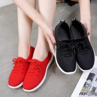 Giày thể thao vải quảng châu siêu êm, giày sneaker nữ ruby_shop