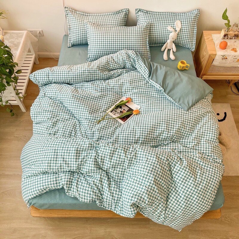 Set chăn ga gối Poly Cotton 🔥GIÁ SỐC🔥 bộ chăn ga mềm, mát, không xù, không bai màu