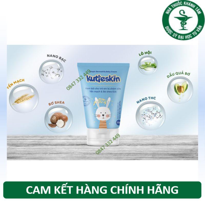 KUTIESKIN - BỘ SẢN PHẨM CHĂM SÓC LÀN DA BÉ [DƯỠNG ẨM, CHÀM SỮA, NGỨA, HĂM, KUTIE SKIN]