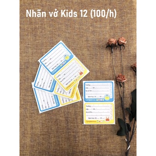 Nhãn vở Campus nhiều hình
