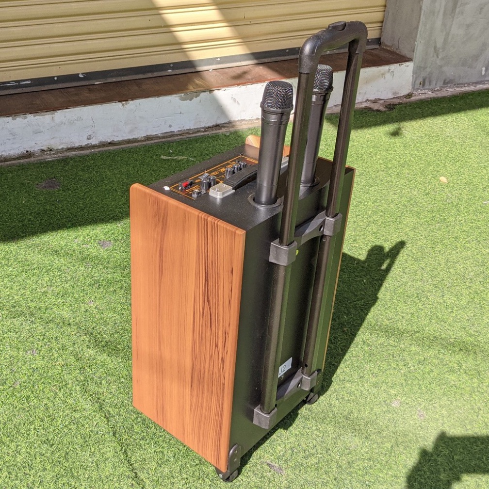 Loa kéo di động JBZ J2 - Bass 3 tấc - 2 đường tiếng công suất mạnh mẽ - Thiết kế nhỏ gọn, sang trọng - Tặng kèm 2 mic