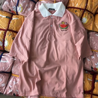 Áo Polo thêu dưa hấu...