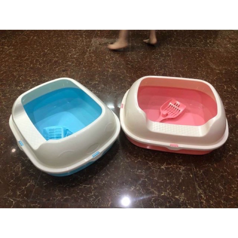 Khay Vệ Sinh Nằm Ngang Cho Mèo 50cmx40cm( kèm xẻng)