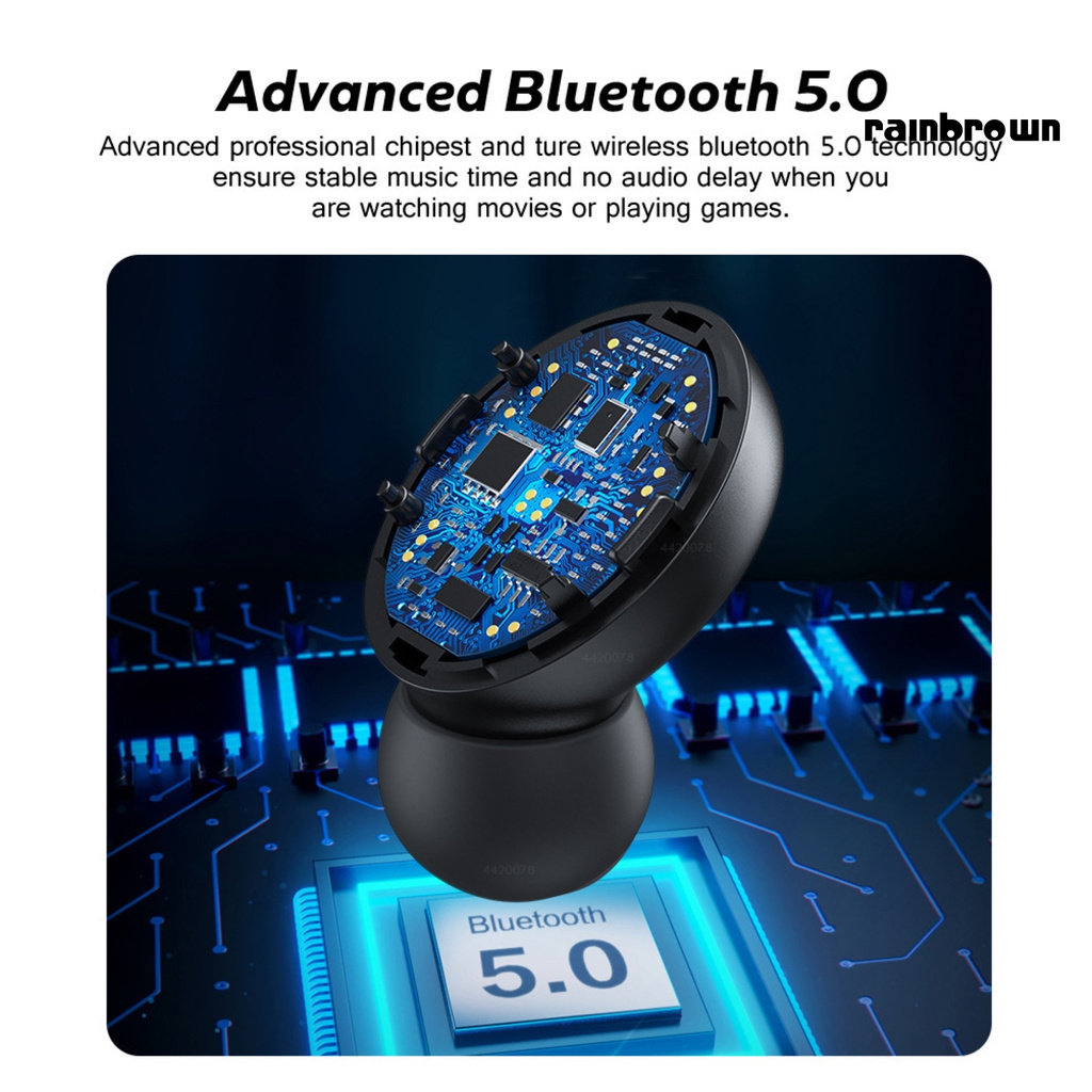 Tai Nghe Bluetooth 5.0 Âm Thanh Hifi Chống Thấm Nước / Rej / W1 Tws