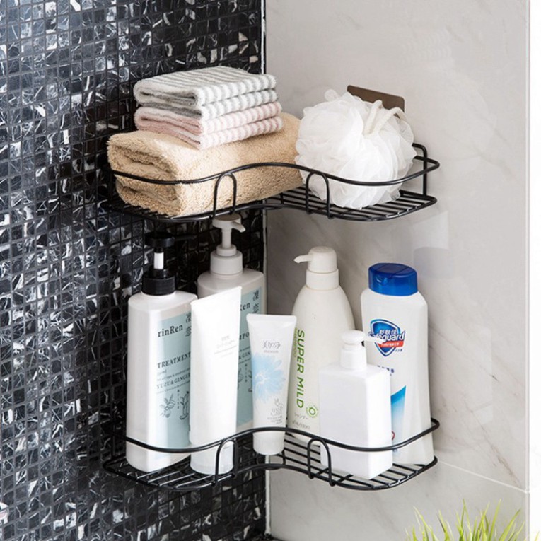 KỆ SẮT DÁN GÓC TƯỜNG GÓC VUÔNG CÁCH ĐIỆU [1 CÁI] | BigBuy360 - bigbuy360.vn