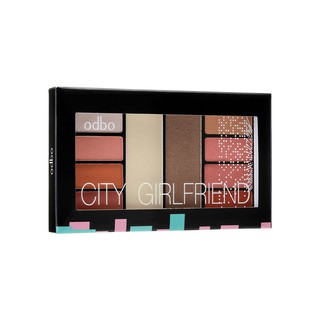 Bảng phấn mắt nhũ odbo city girlfriend od1031