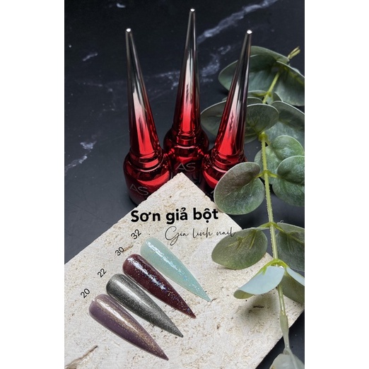 Sơn gel As giả bột