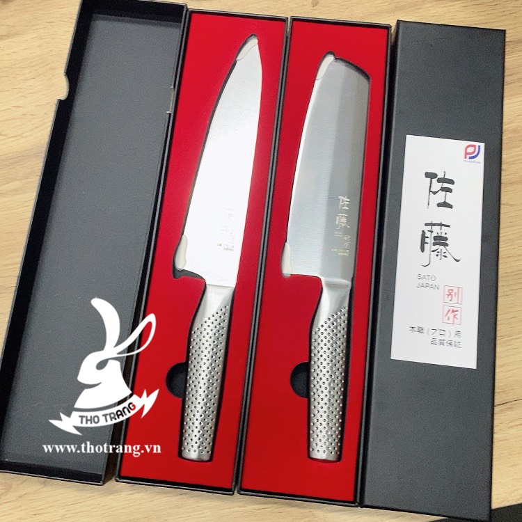 Dao Sato-Japan làm bằng thép không gỉ siêu chắc chắn bền đẹp