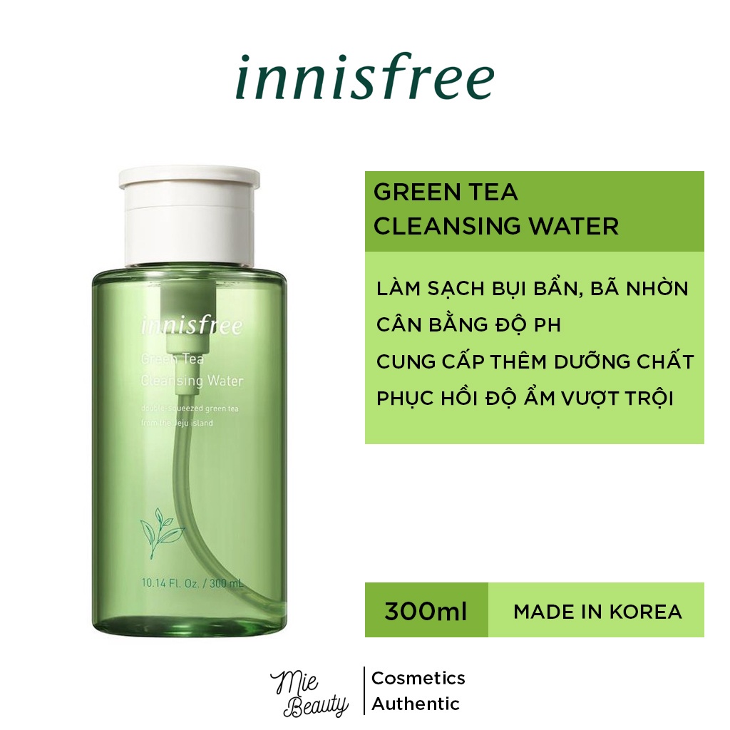 Nước tẩy trang innisfree Green Tea Cleansing Water 300ml