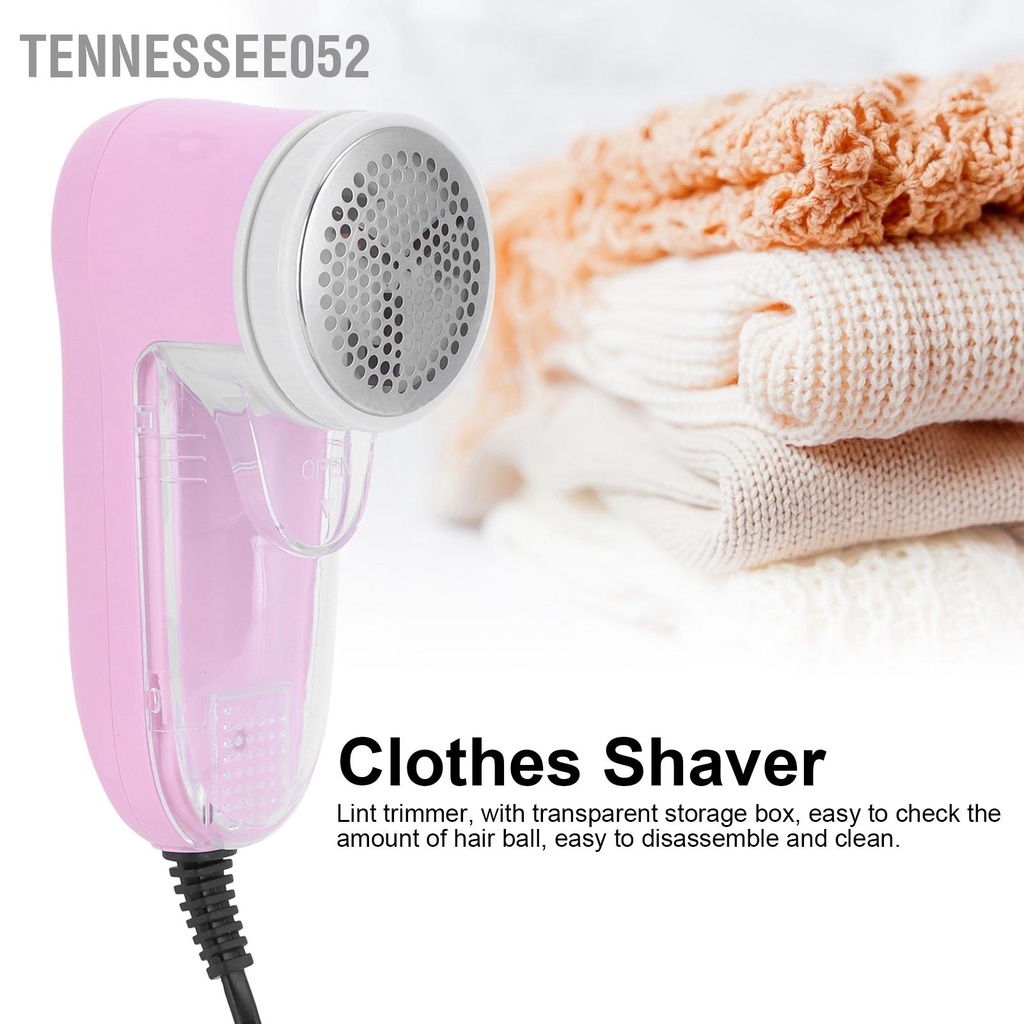 Tennessee052 Điện Lint Remover Di động Quần áo Gia dụng Vải Lông xù Máy cạo râu EU Cắm 250V Hồng