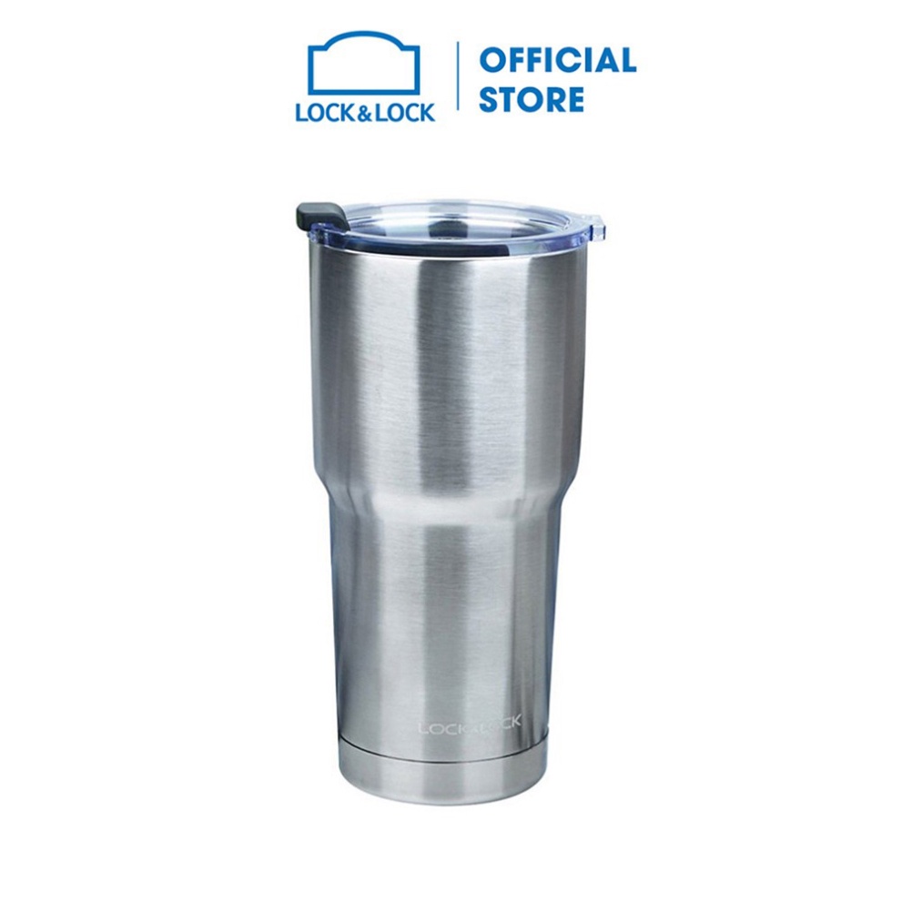 [HÀNG CHÍNH HÃNG] Bình giữ nhiệt Lock&Lock Swing Tumbler 880ml - Màu bạc LHC4138SLV
