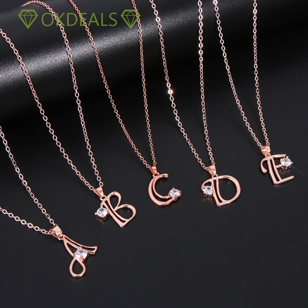 Dây chuyền mặt 26 chữ cái thời trang cá tính