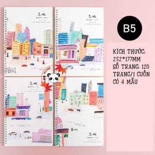 SỔ TAY B5 GIẤY KẺ NGANG