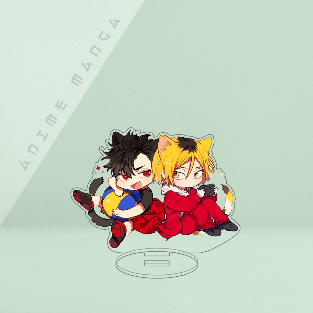 Mô Hình Nhân Vật Haikyuu Chibi Bộ Chất Liệu Acrylic decor góc học tập để bàn làm việc