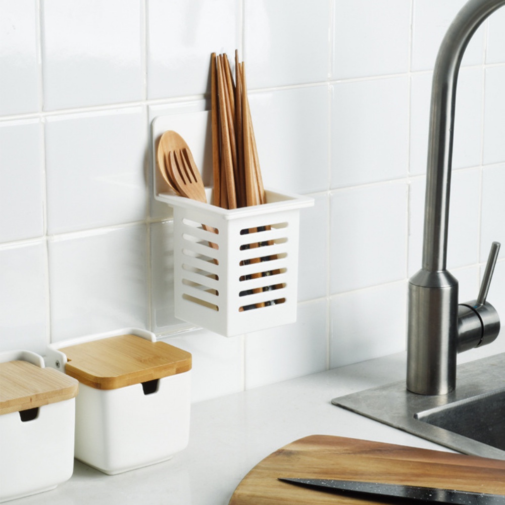 Kệ dán tường đa năng nhà tắm nhà bếp giỏ dán tường tiện lợi tiết kiệm không gian