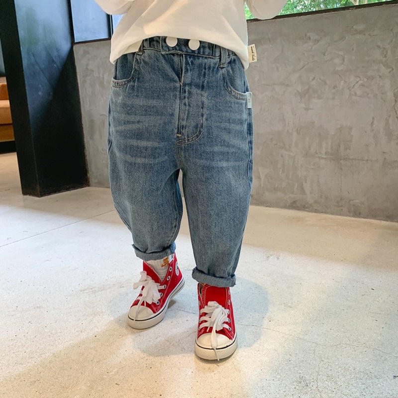 Quần jean Baggy cao cấp bé trai