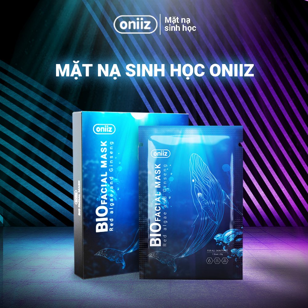 Mặt nạ dưỡng ẩm trắng da sinh học Oniiz - Từ nước dừa tươi lên men hỗ trợ dưỡng ẩm, dưỡng trắng, ngừa mụn, ngừa lão hóa