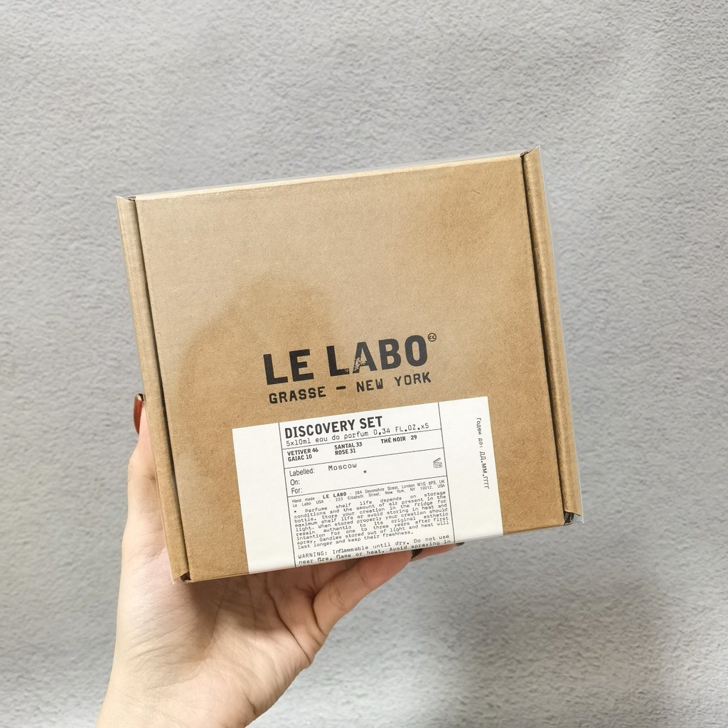 Bộ Mẫu Nước Hoa le labo 5 X 10ml