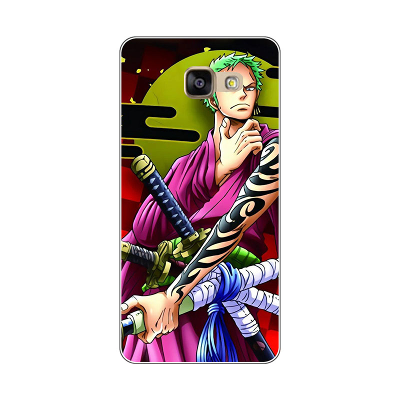 Fashion One Piece Cartoon Case For Samsung Galaxy C5 C5000 C7 C7000 C8 C9 Pro Cover Luffy Roronoa Zoro Soft Shell