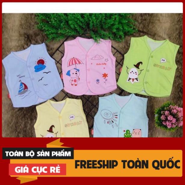 Áo gile cotton 2 lớp cho bé yêu loại đẹp