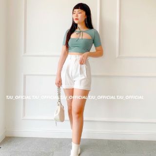 Quần sooc nữ gập gấu K002