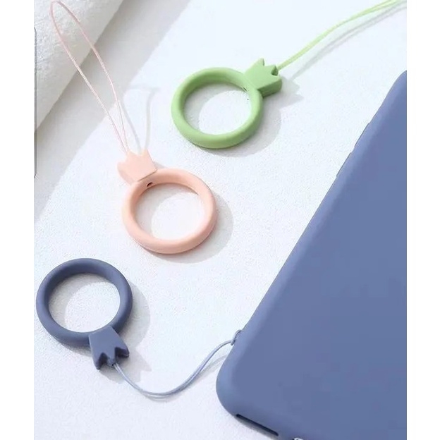 Dây Đeo Điện Thoại Bằng Silicon Nhiều Màu Sắc