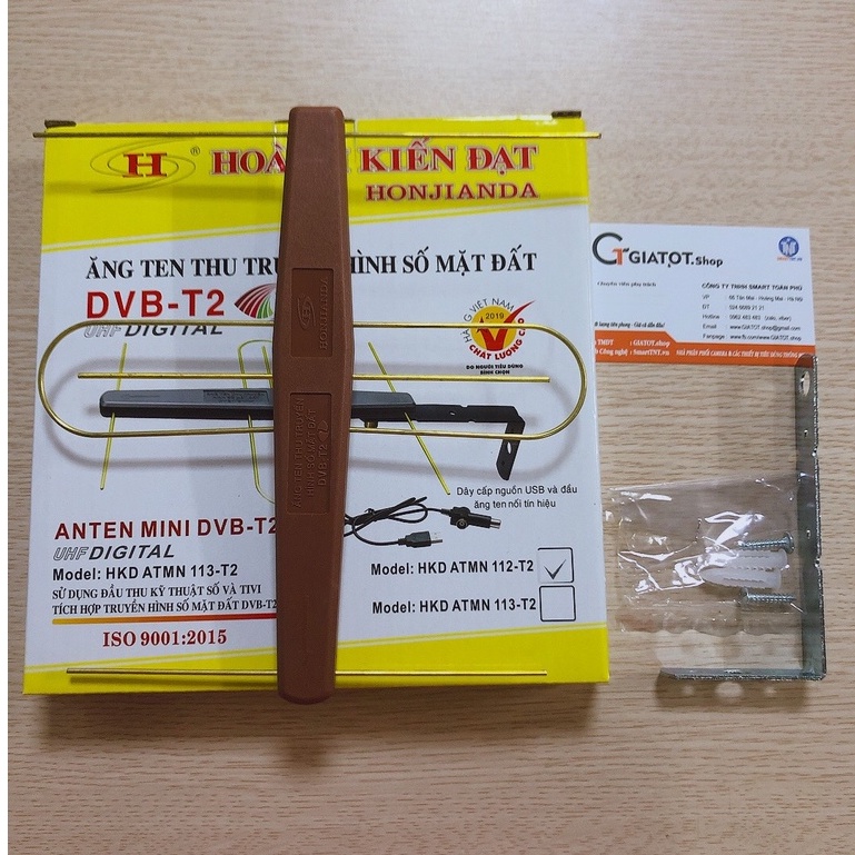 Anten mini thu sóng DVB T2 có mạch khuếch đại Hoành Kiến Đạt