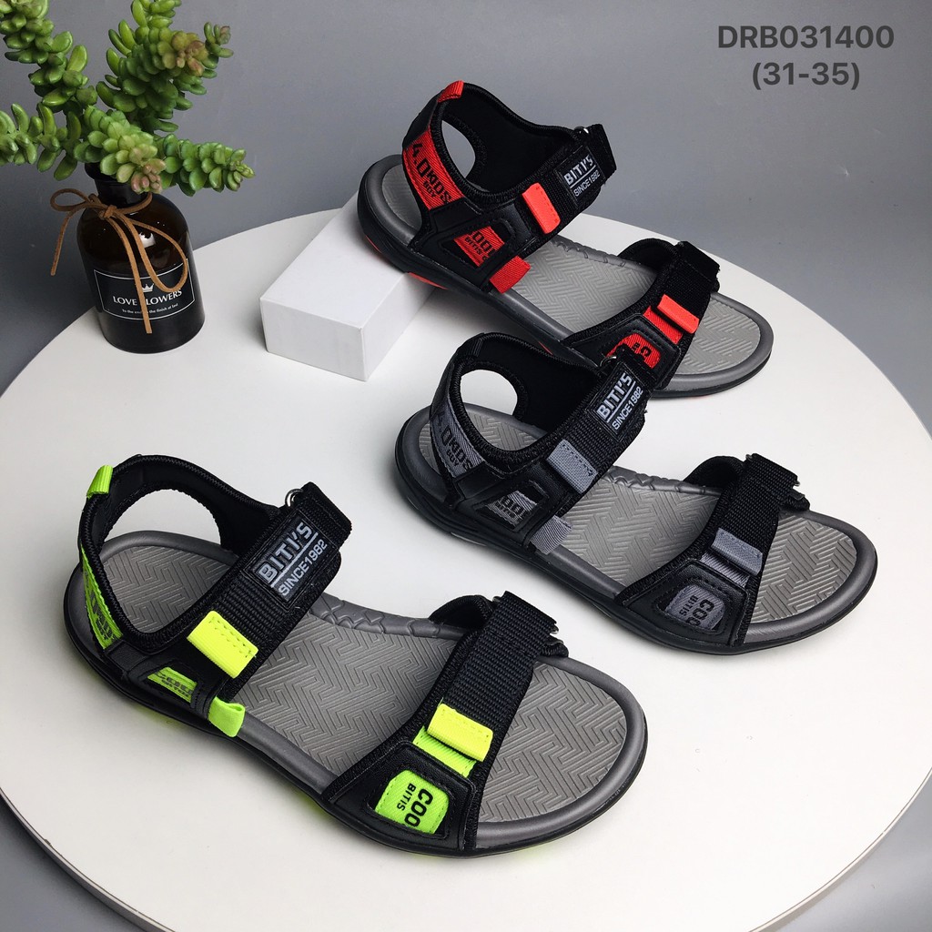 Sandal bé trai 31-35 ❤️FREESHIP❤️ Dép quai hậu học sinh đế siêu nhẹ DRB031400