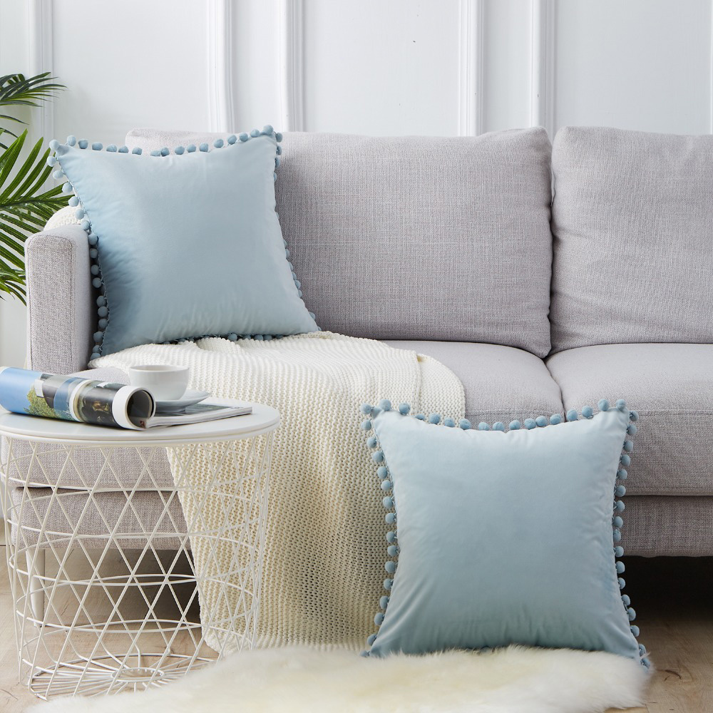 Bao gối cho gối ghế sofa màu trơn đơn giản | BigBuy360 - bigbuy360.vn