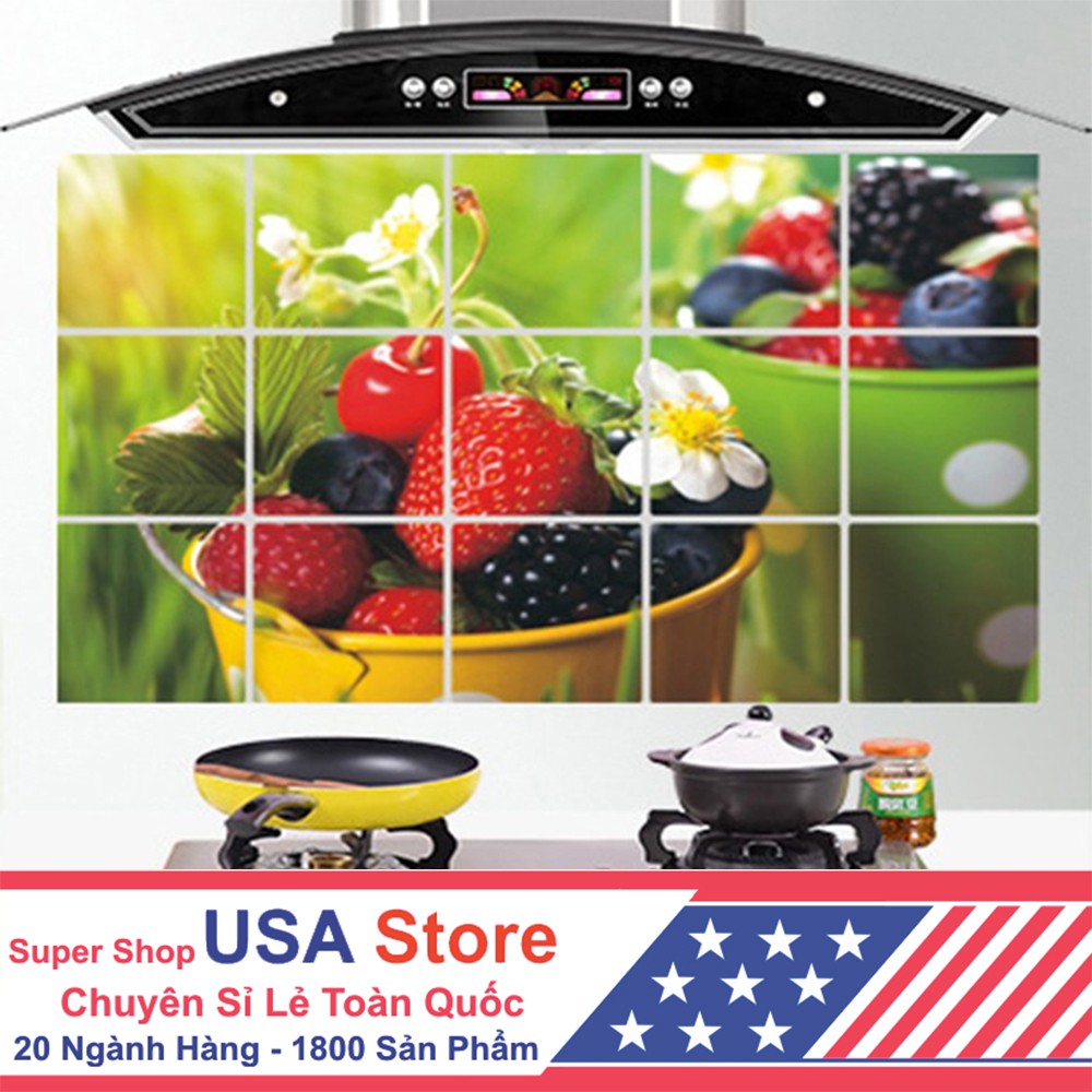 Giấy Dán Cách Nhiệt Trang Trí Nhà Bếp - Không Thấm Nước Dầu Mỡ - Decal Dán Tường | BigBuy360 - bigbuy360.vn