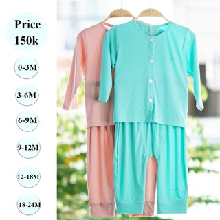 Set bộ sơ sinh dài tay cho bé