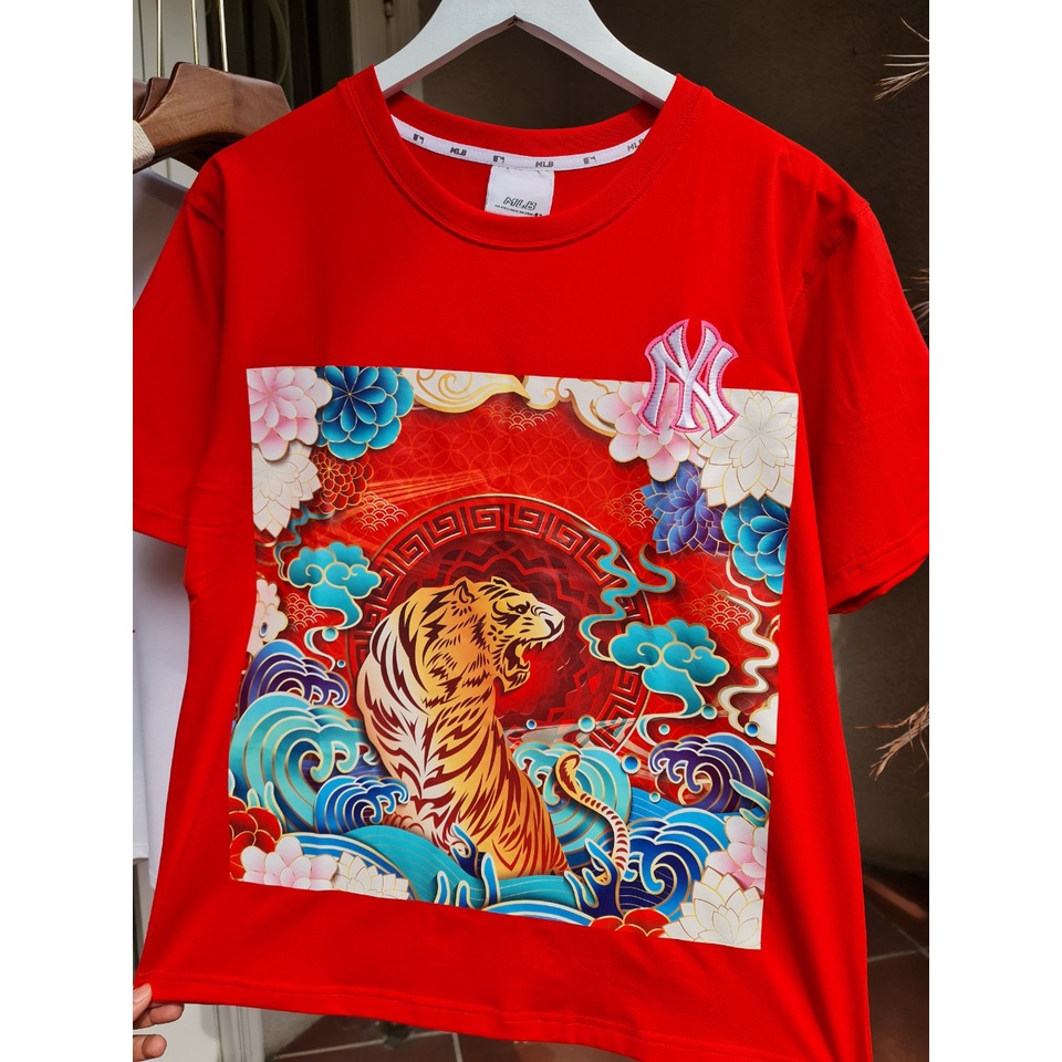 [HÌNH THẬT] Áo Thun MLB HỔ ĐỎ SPECIAL LIMITED  Áo Phông MLB Nam Nữ Tay Lỡ Form Rộng | BigBuy360 - bigbuy360.vn