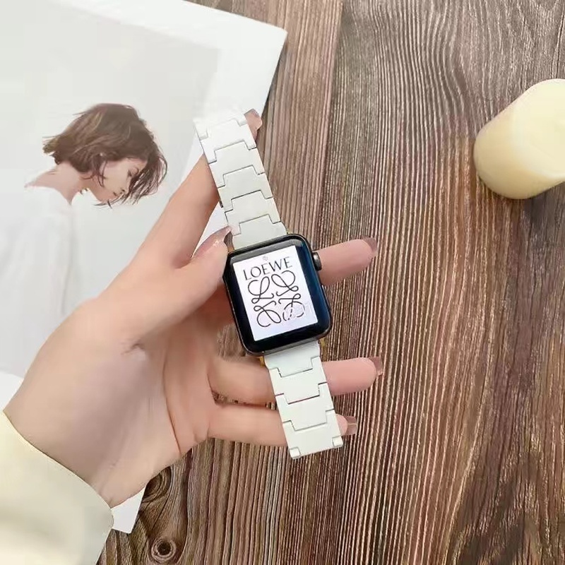 Mới Dây Đeo Đồng Hồ Thông Minh iwatch 38mm 41mm 45mm Series 7 6 Se 5 4 3 2 1 Kích Thước 44mm