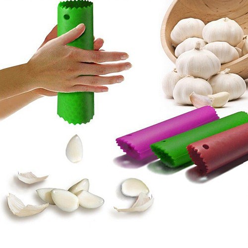 Dụng cụ bóc vỏ tỏi bằng silicone siêu nhanh