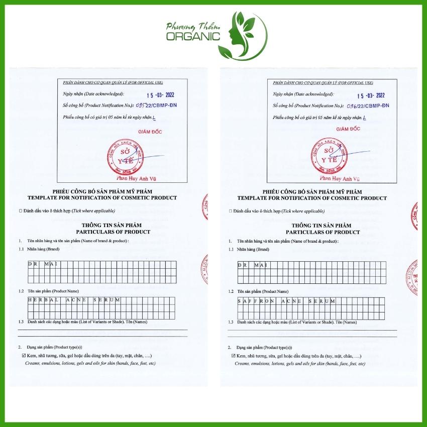 Dr Mai, Serum sạch mụn Dr Mai 6ml, lựa chọn hoàn hảo cho làn da mụn