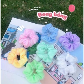 Dây buộc tóc Scrunchies Bong Bóng 2 lớp (ảnh thật shop chụp)
