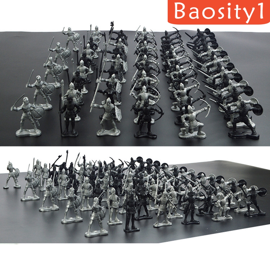 60 Đồ chơi mô hình nhân vật chiến binh trung cổ 1