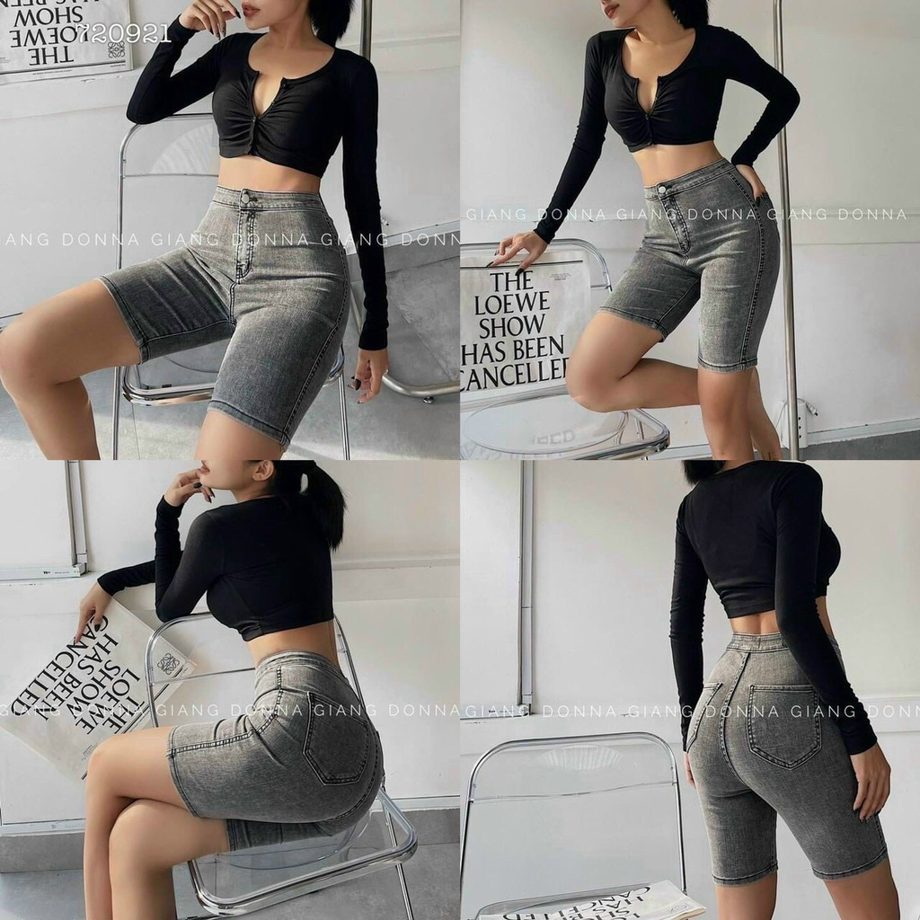 QUẦN SHORT JEANS NGỐ (KÈM VIDEO HÌNH THẬT)
