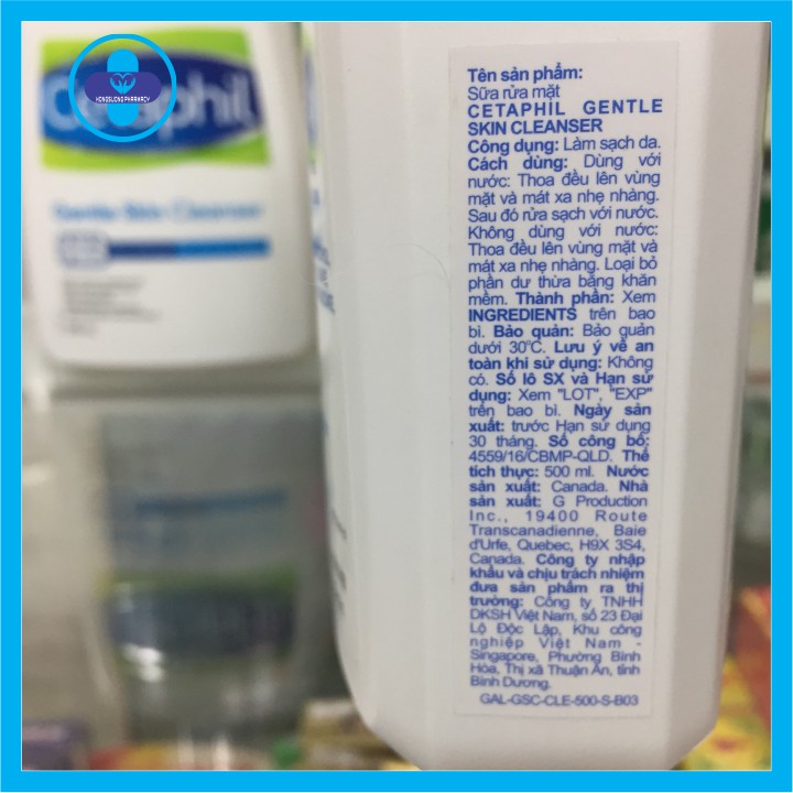 Sữa Rửa Mặt Cetaphil Gentle Skin Cleanser
