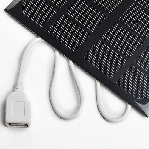 Tấm Sạc Pin Năng Lượng Mặt Trời Rb- 6v 3w 600ma Cổng Usb Cho Điện Thoại