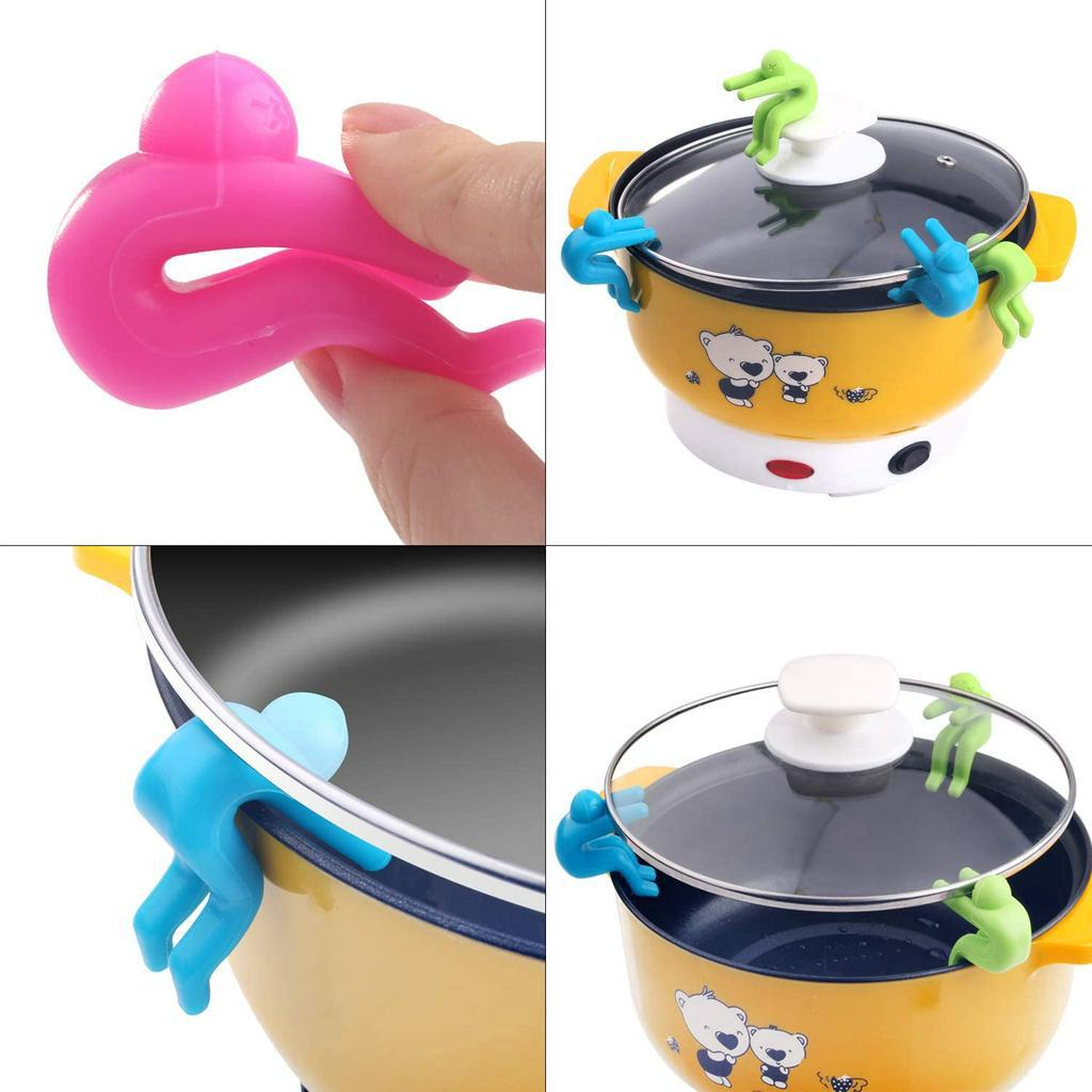 Bộ 2 Dụng Cụ Kẹp Nồi ANAEAT Bằng Silicon Chất Lượng Cao Tiện Lợi