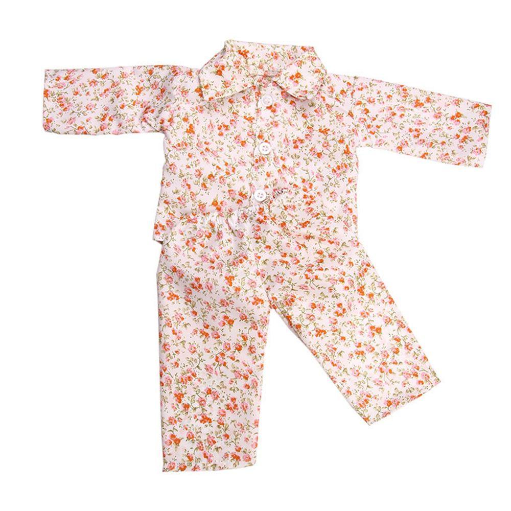 Bộ Đồ Ngủ In Họa Tiết Hoạt Hình Thời Trang Cho Búp Bê 18Inch