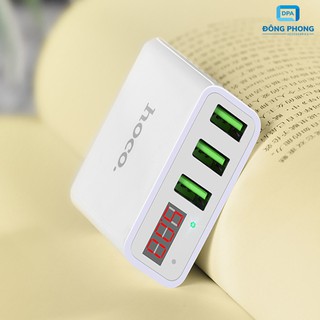 Củ Sạc Đa Năng Hoco C15 3 Cổng USB Chính Hãng