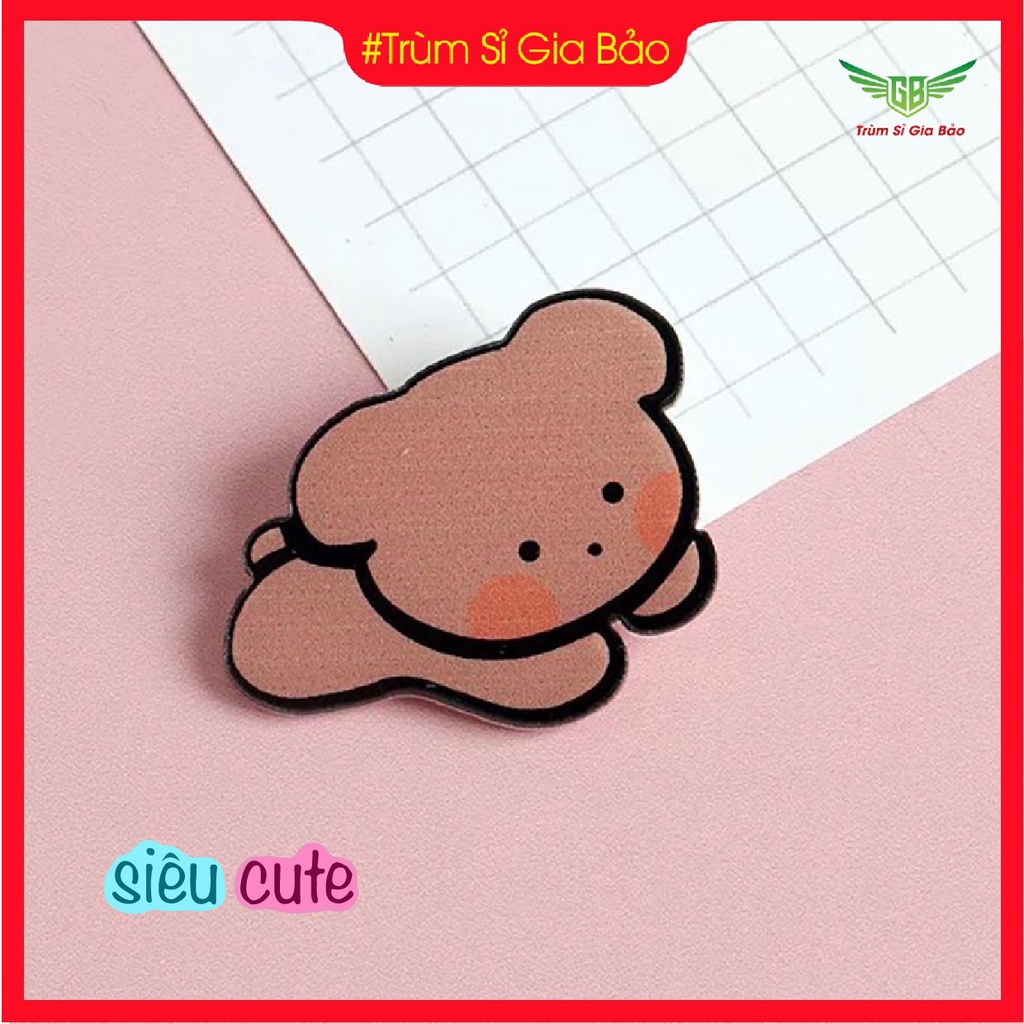 Sticker gắn balo ulzzang sinh viên, huy hiệu cài cặp học sinh, ghim cài phụ kiện ba lô, túi, mũ, nón hoạt hình dễ thương